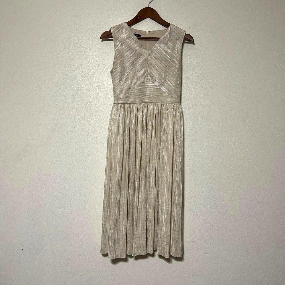 Golden Cream Shimmering Dress